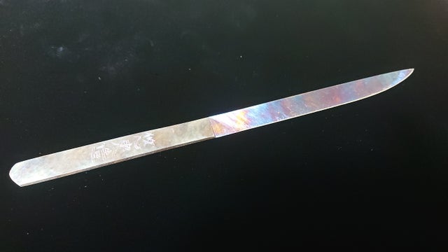 ペーパーナイフ 巴形薙刀、静形薙刀